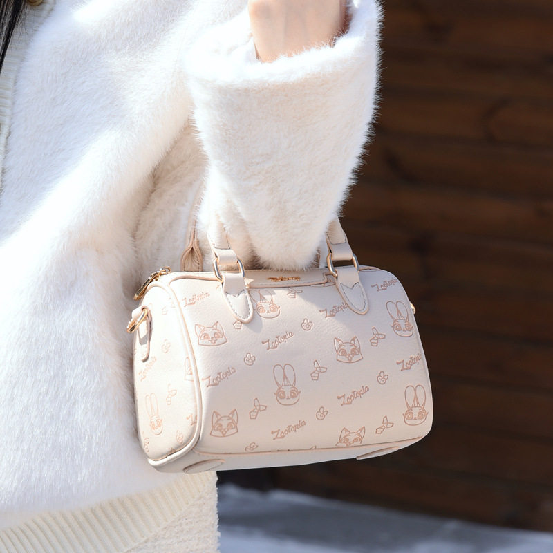 女生皮包手拎斜挎单肩迪士尼学生包包 疯狂动物城正版女士手提包