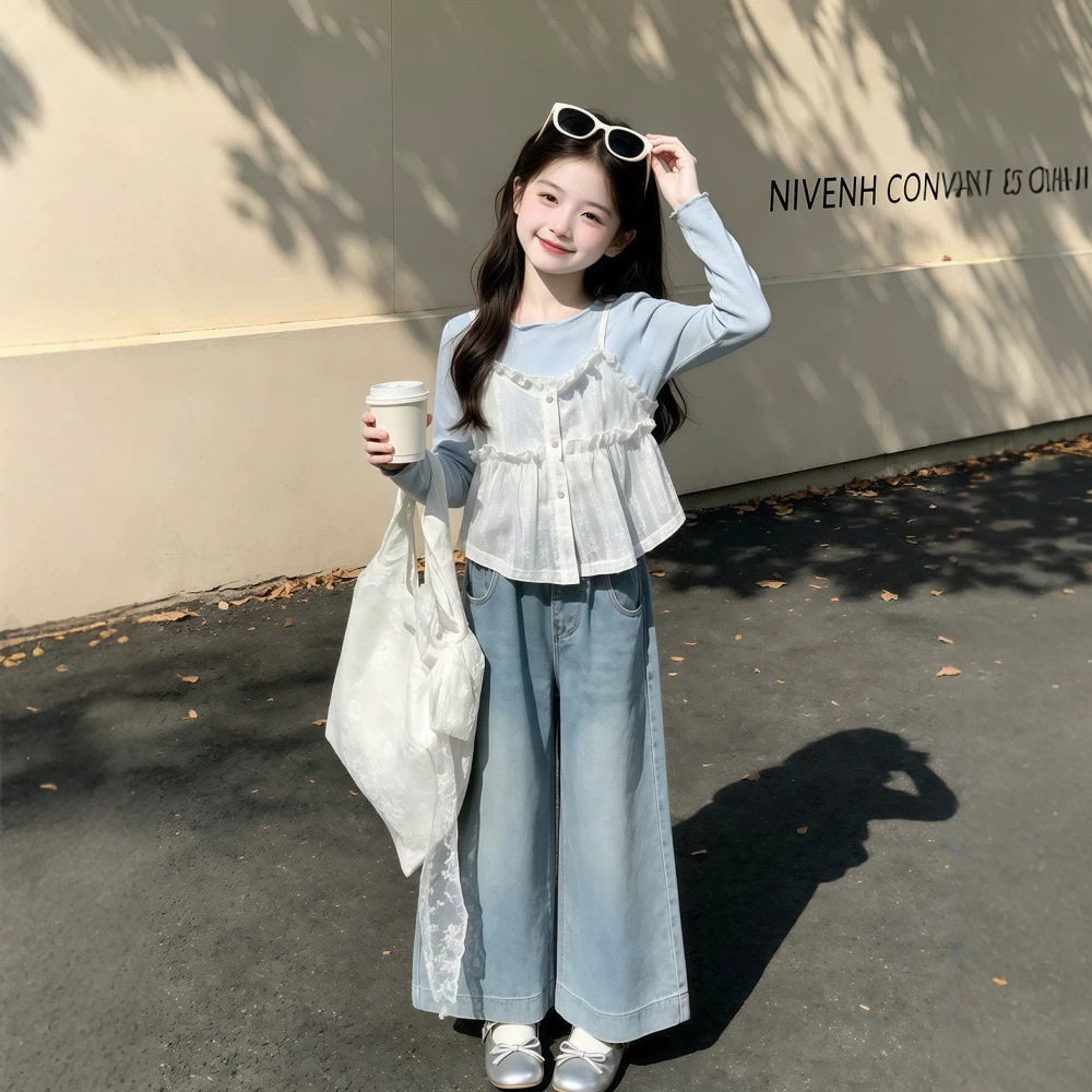 女童秋装套装2026儿童