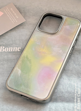 ins清新大理石纹适用16苹果15pro max手机壳iphone14滴胶13级15