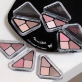 sweet mint小三角眼影哑光珠光碎闪大地色淡妆一盘多用便携眼影盘