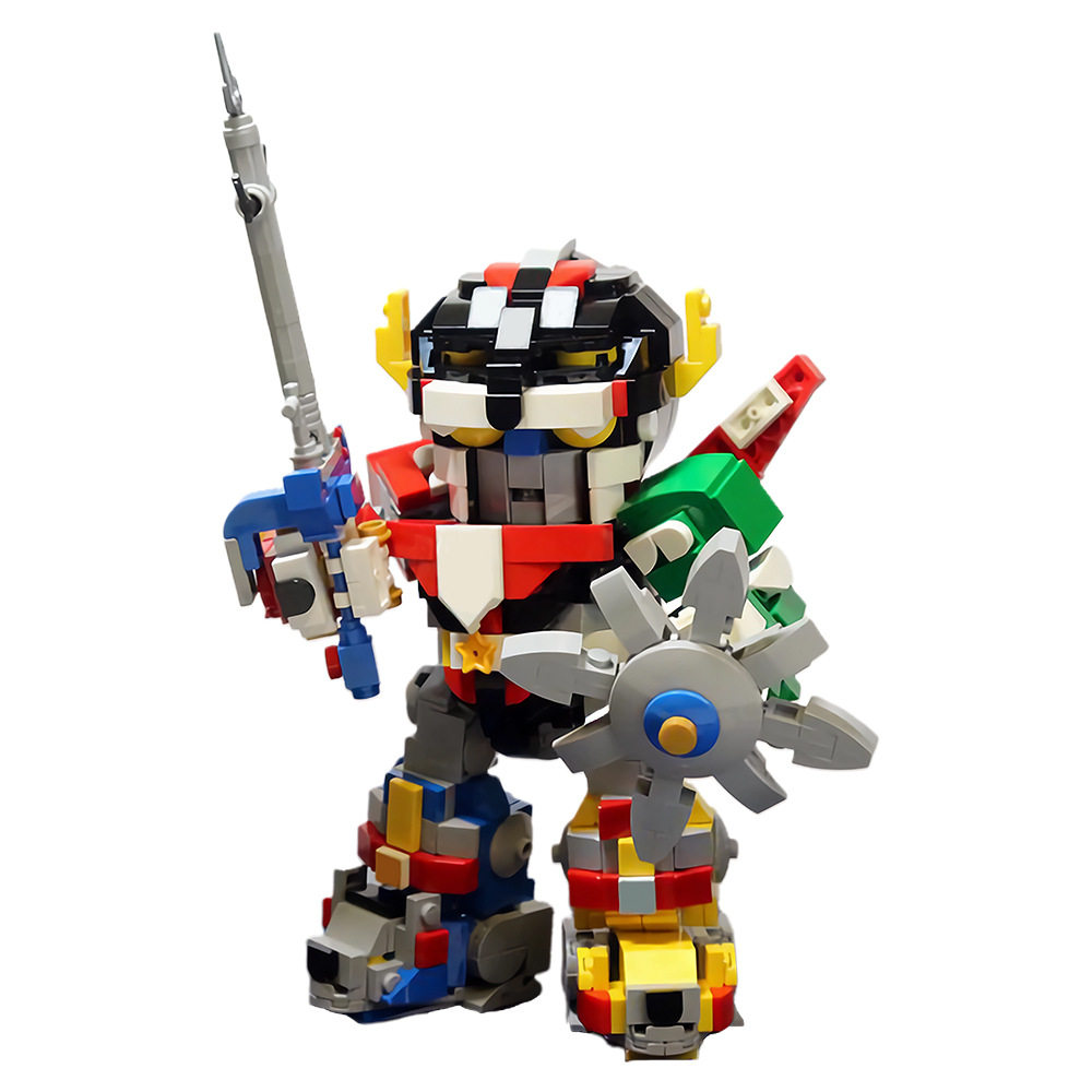 【高砖零件】百兽王战神金刚机甲机器人MOC-170177拼装积木玩具