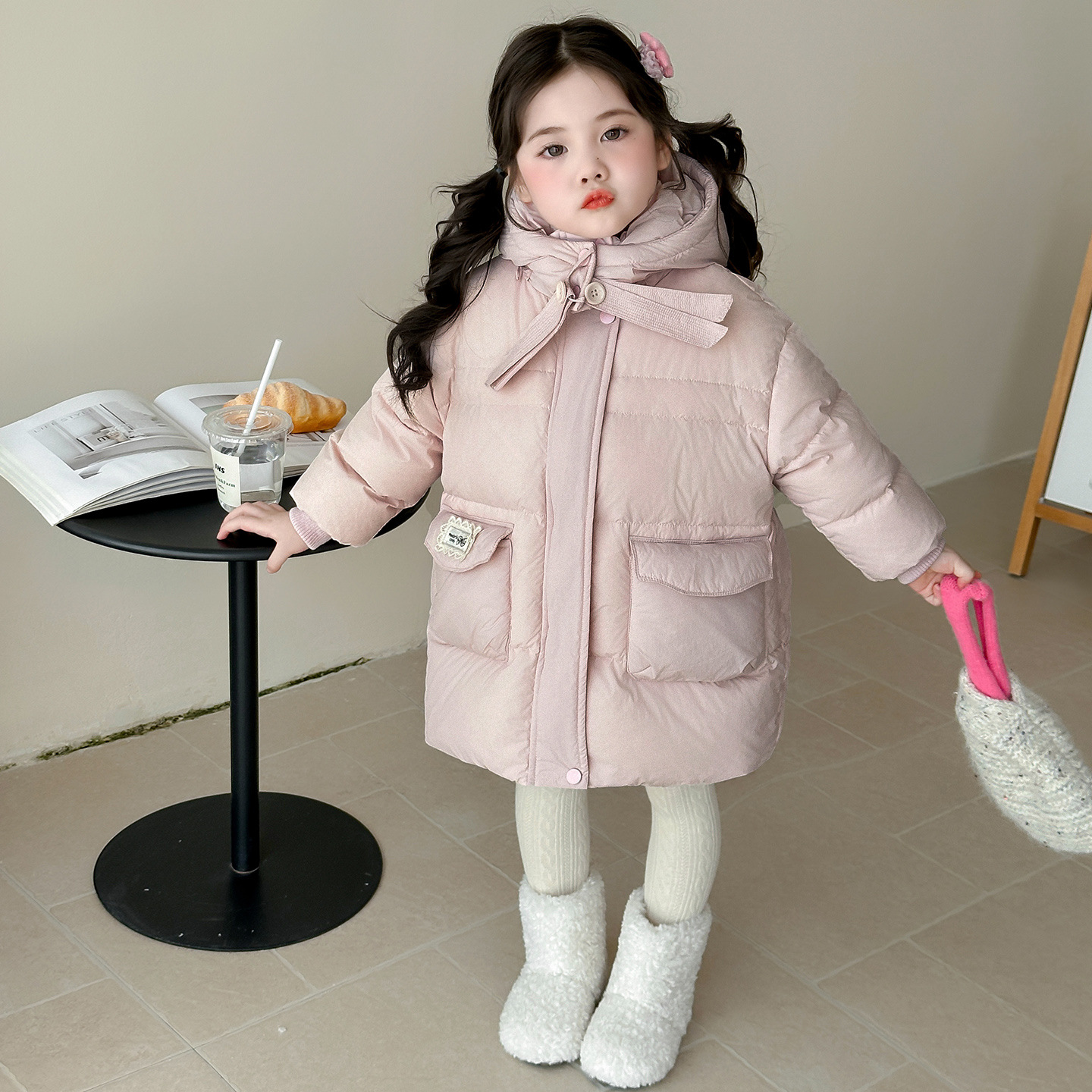 女童羽绒服2025新款冬季中长款儿童白鸭绒女冬装外出加厚外套P169,童装羽绒服,祺妙童装 女童羽绒服2025新款冬季中长款儿童白鸭绒女冬装外出加厚外套P169,童装羽绒服,祺妙童装