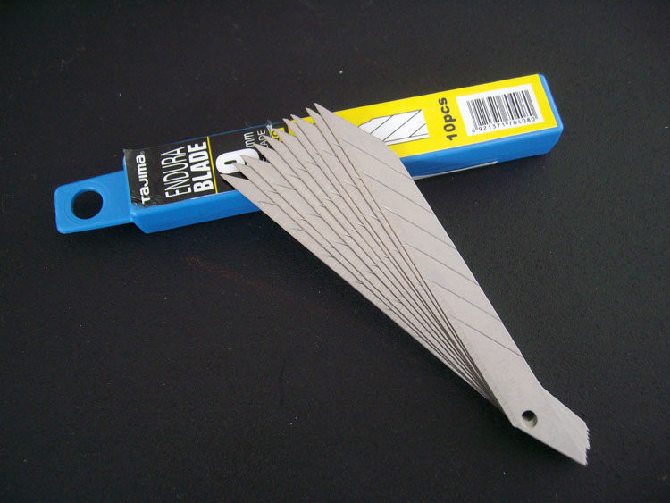 田岛 30度锐角小美工刀替换刀片 9mm/贴膜 10片装 LB-39H