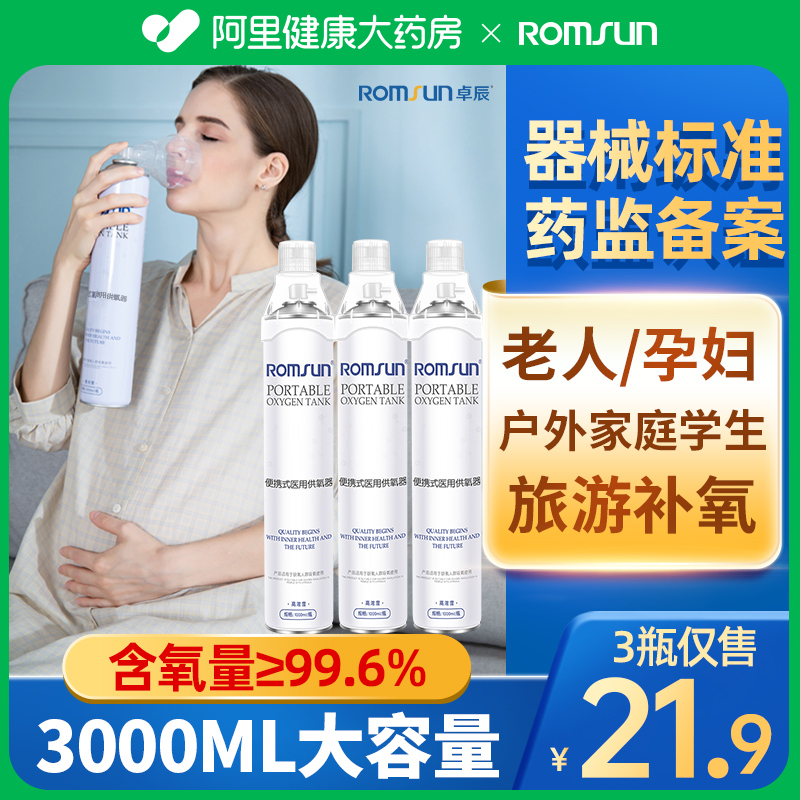 氧气瓶便携式孕妇老人家用高原旅游专用吸氧器袋小型医用机呼吸罐