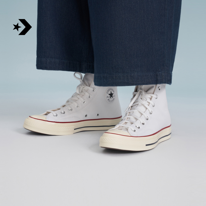 CONVERSE匡威官方 1970S经典帆布男女休闲运动鞋白色162056C