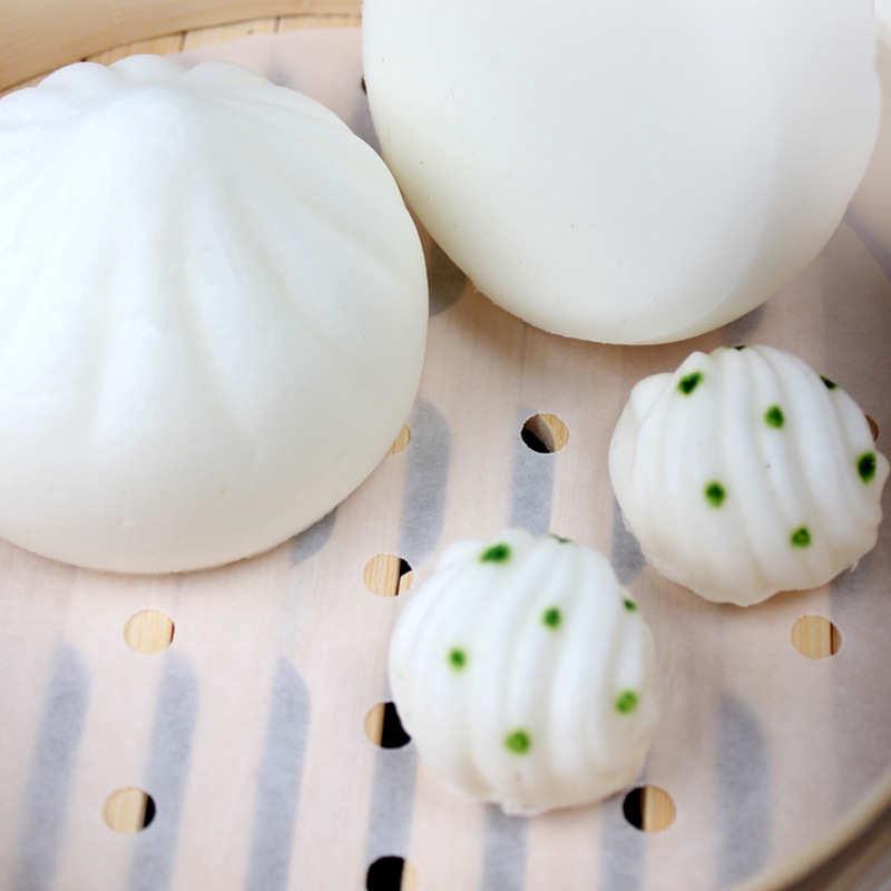 包子孔粘防超大蒸笼加厚馒头硅油圆形点心42g纸带一次性食品级