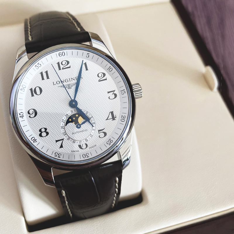 Longines浪琴手表男名匠系列瑞士正品月相自动机械L2.909.4.78.3