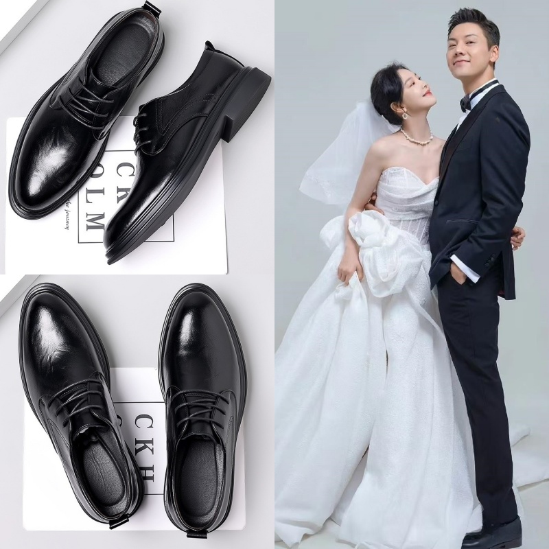 明星同款大码45男士皮鞋结婚正装新郎婚礼鞋拍婚纱照春季配西装鞋