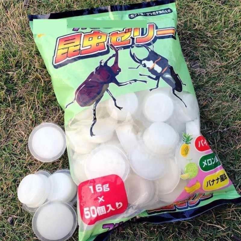 甲虫果冻 独角仙果冻锹甲饲料 蚂蚁食物 昆虫宠物成虫吃的 带食台