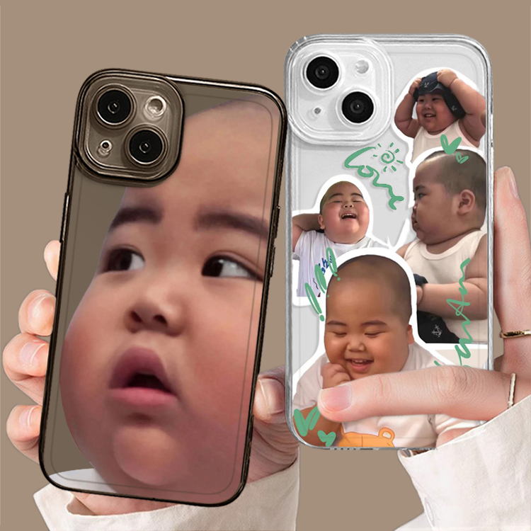 tatan手机壳适用苹果14promax塔坦iPhone13印尼小胖子12mini打蛋11pro搞怪表情包xr可爱8plus趣味7p新款xs软i