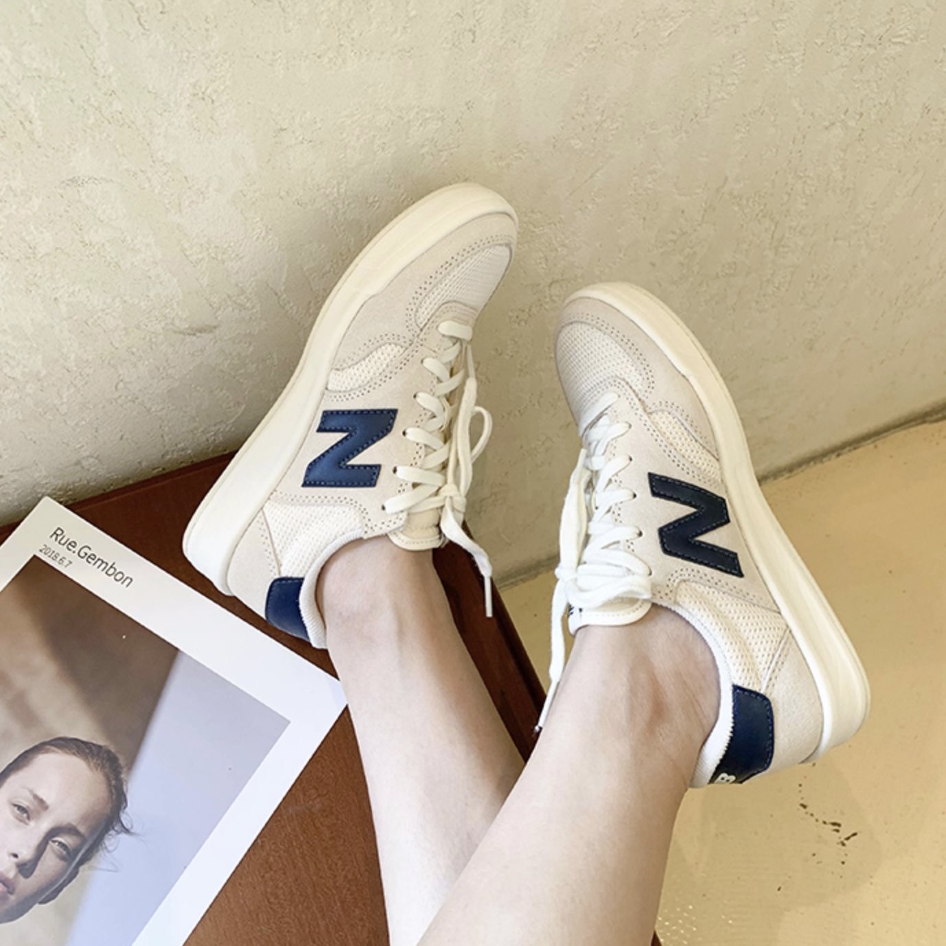 New Balance/NB 300系列男女低帮舒适耐磨休闲轻便板鞋CRT300F1