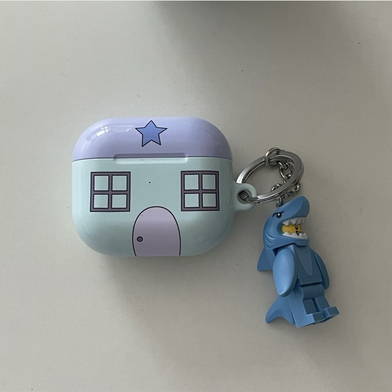 韩国进口菲林小众设计手绘星星小屋适用airpods4苹果无线蓝牙耳机保护套airpods pro2/3保护壳AirPods1/2壳