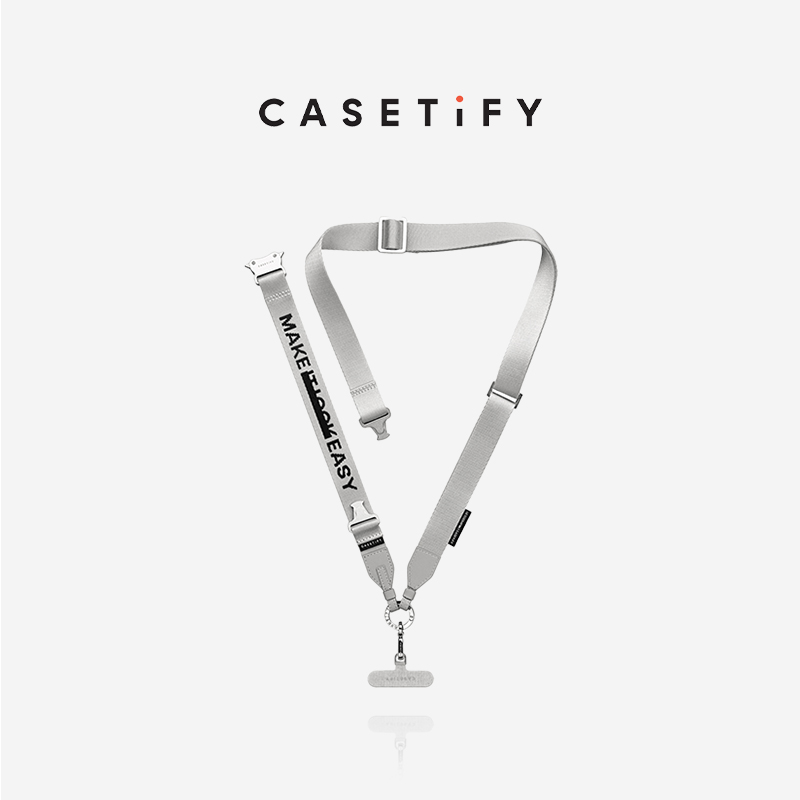 LE SSERAFIM x CASETiFY联名 适用于iPhone全系列 2合1机能手机背带便携挂绳