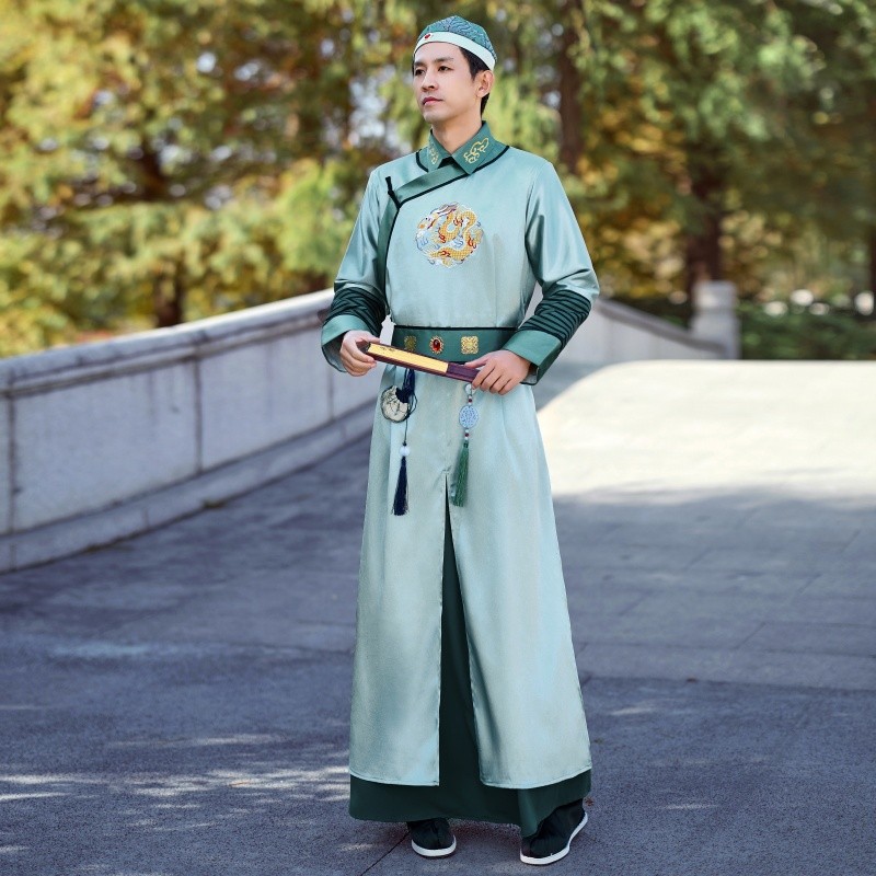 清朝古装阿哥服装清代皇帝贝勒王爷宫廷影视剧成人男装舞台演新款