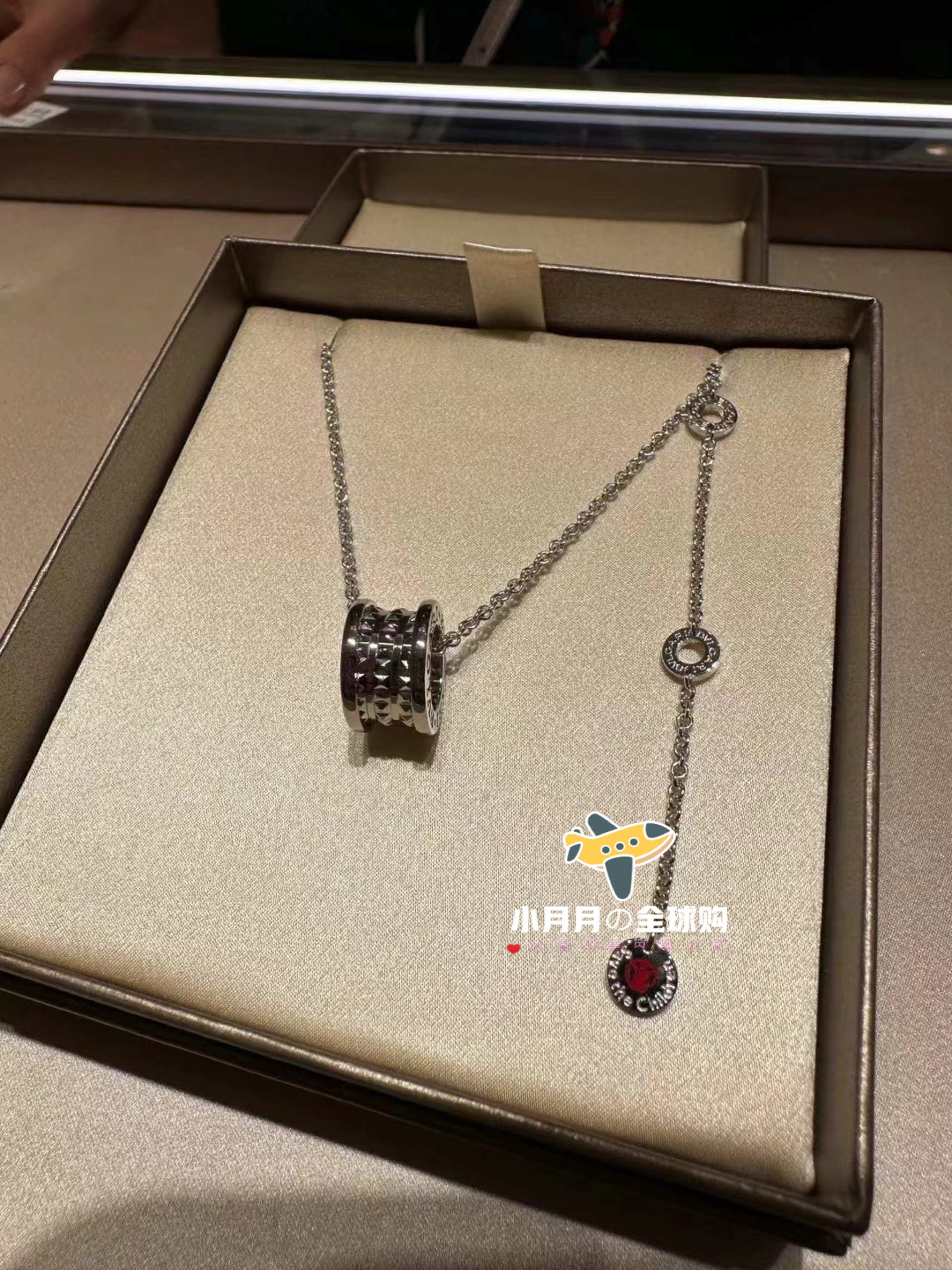 予！ 日韩采宝格丽新款银色小红人慈善款 项链 锁骨链