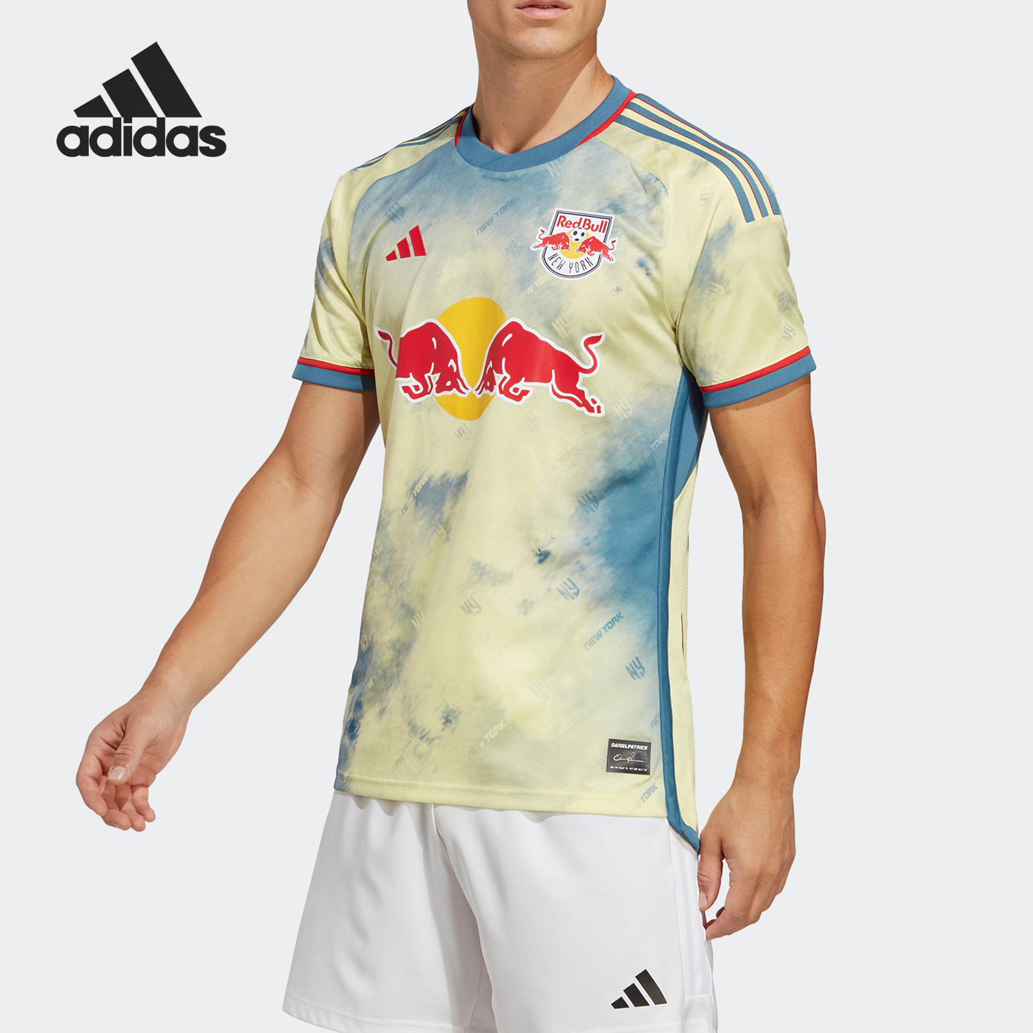 Adidas/阿迪达斯正品纽约红牛球员版男士足球运动球衣HI1869