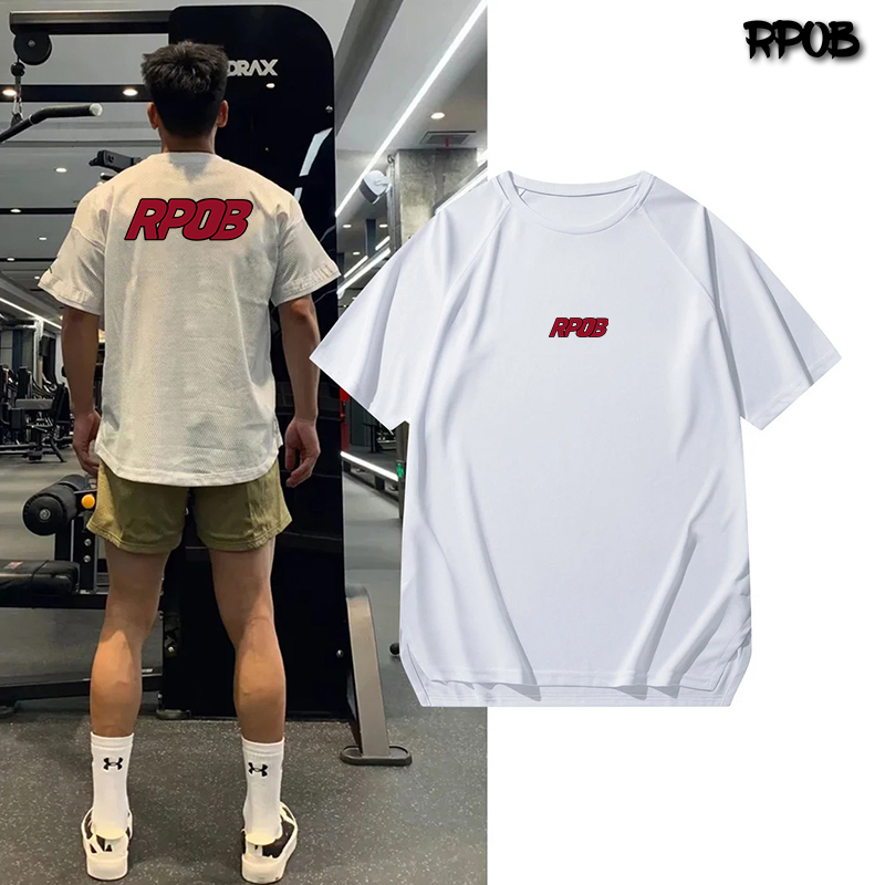 RPOB美式速干篮球短袖投篮服T恤男训练服运动跑步网眼透气潮半袖