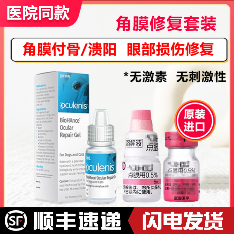 日本千寿sentrx修复凝胶宠物狗猫角膜腐骨溃消疡炎人工造泪滴眼液