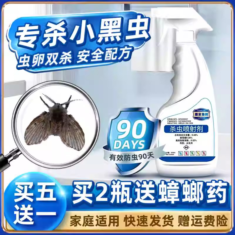 小黑虫下水道小黑虫子灭家用床上除去卫生间去除室内消灭防房间有