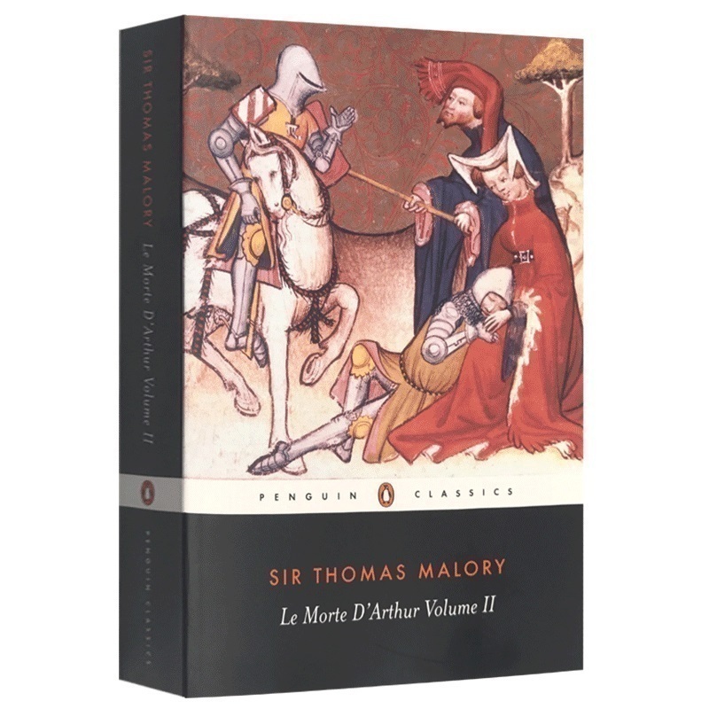 亚瑟王之死2 Le Morte dArthur Volume 2 英文原版奇幻小说书 亚瑟王与圆桌骑士传 Penguin Classics 英文版进口英语书籍电影原著