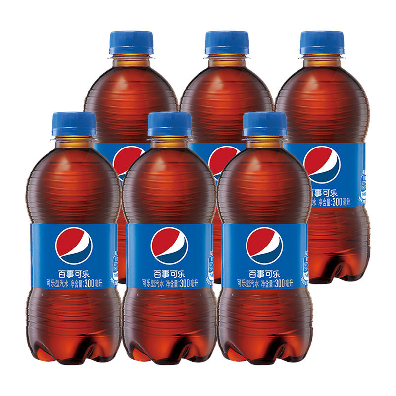 百事可乐300ml*2小瓶装美年达碳酸汽水饮料