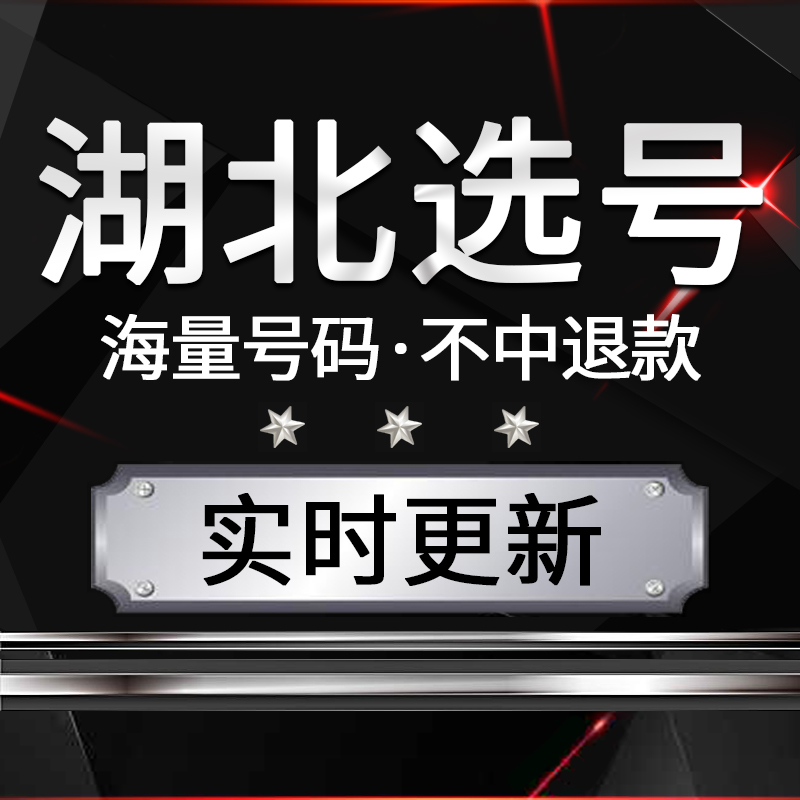 武汉鄂州荆州随州汽车选号新能源车牌号自编自选号数据库占用查询