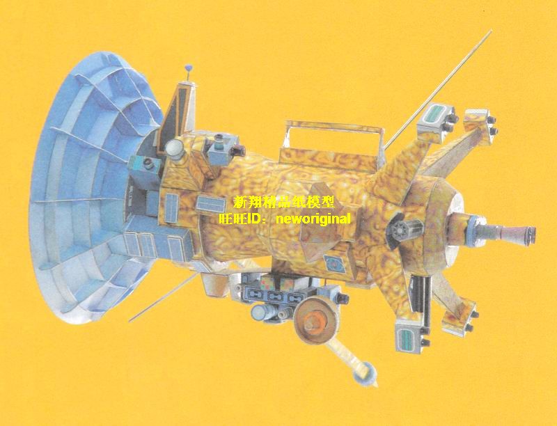 欧洲空间局 意大利航天局 卡西尼惠更斯号土星行星探测器卫星模型