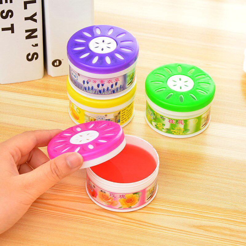 固体空气清新剂家用室内空气芳香香膏固体香薰厕所卫生间除臭香膏