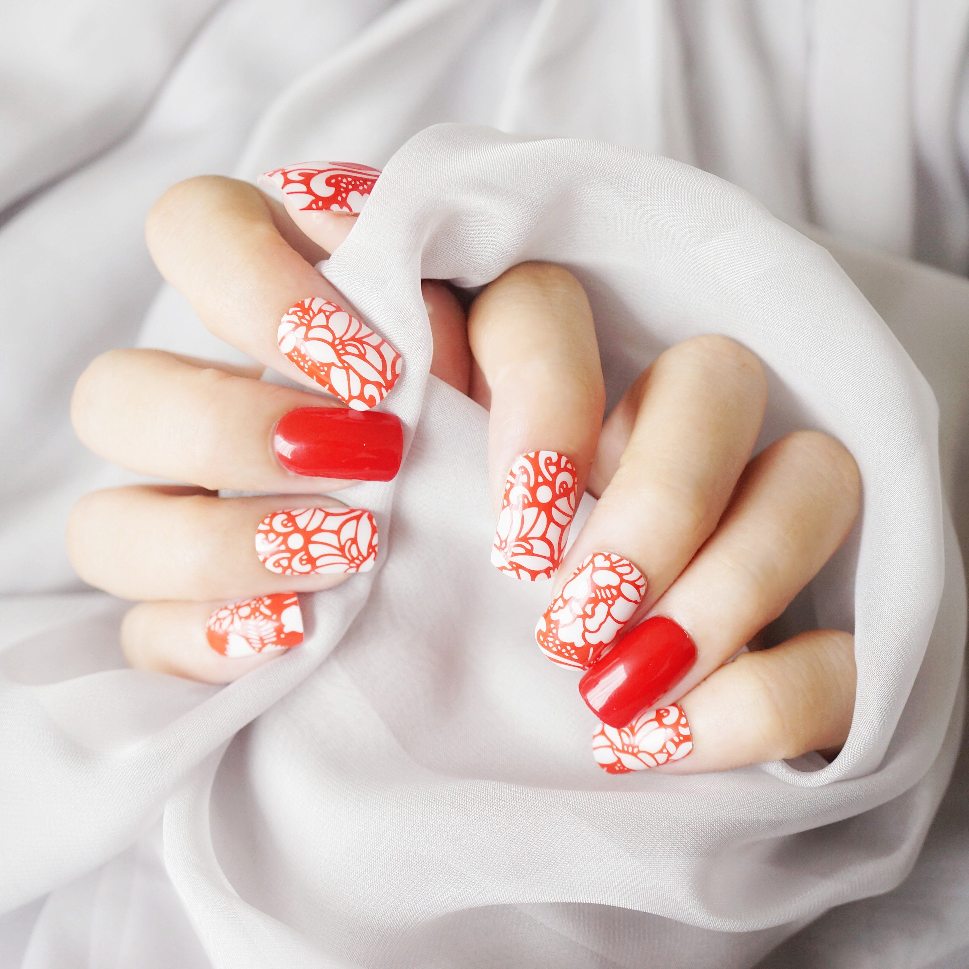 /剪纸/甲油膜甲油胶快干可撕新娘水性环保美甲贴纸