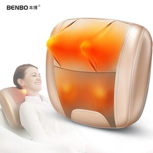 颈椎按摩器颈部腰部背部肩部按摩枕头家用多功