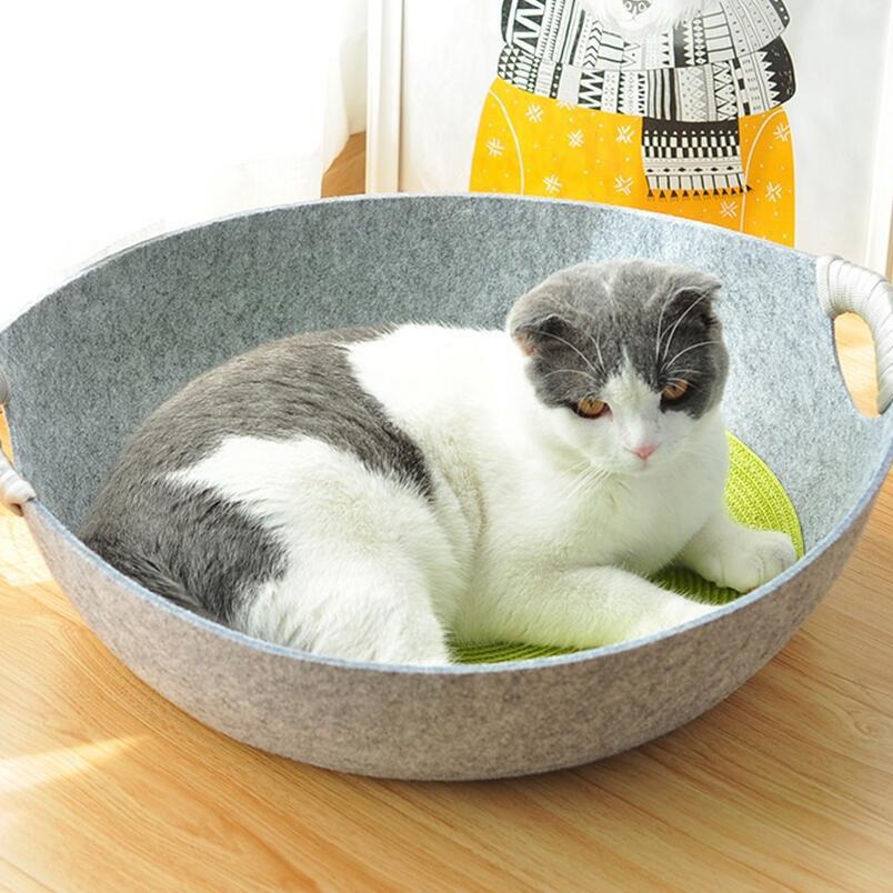 Cat Nest Felt Nest Summer Cool Nest Cat House Cat House Teddy Dog Nest Cat House Internet Celebrity Cat Nest Cat Pot Four Seasons Universal