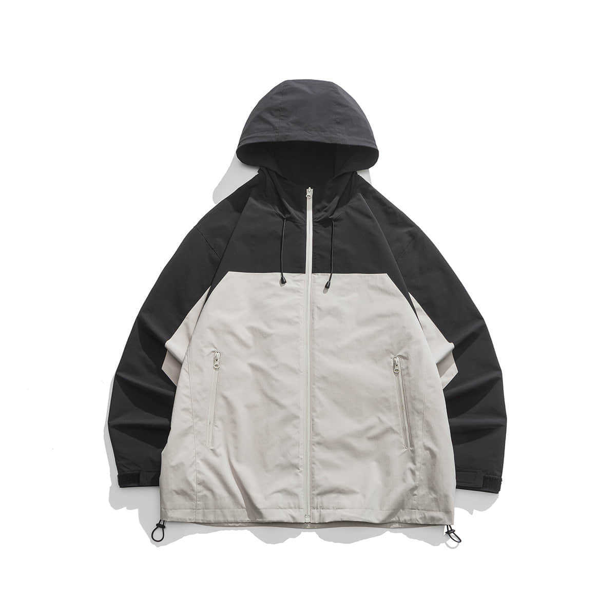 Guye Men's Clothing American Fashion Brand 2023 Autumn New Hooded Shock Clothing Outdoor Couple Jacket Working Jacket