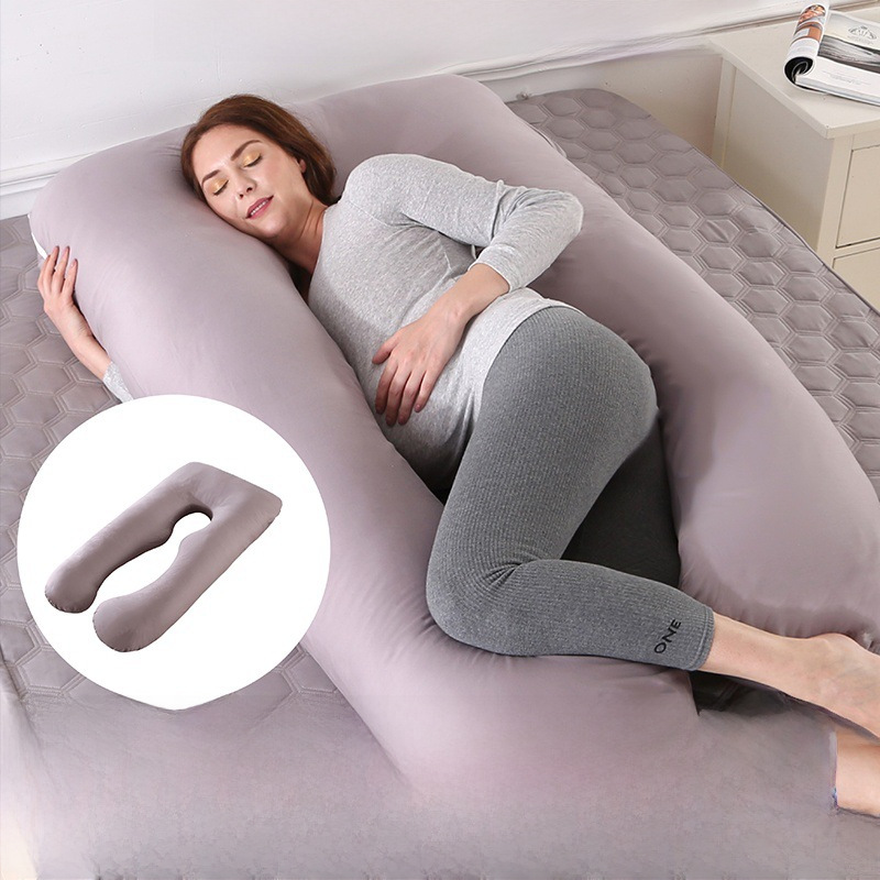 Cross border pregnant women's pillows can be disassembled and washed, U-shaped pillows, large cushions, waist pillows, foreign trade pillows, wholesale, super factories