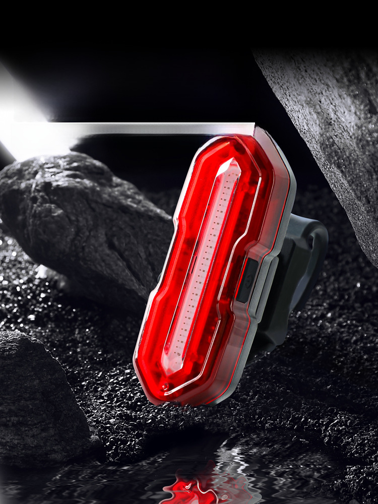 Bicycle lights, tail lights, flashing warning lights, reflective riding lights, LED super bright flashing laser lights, USB charging tail lights