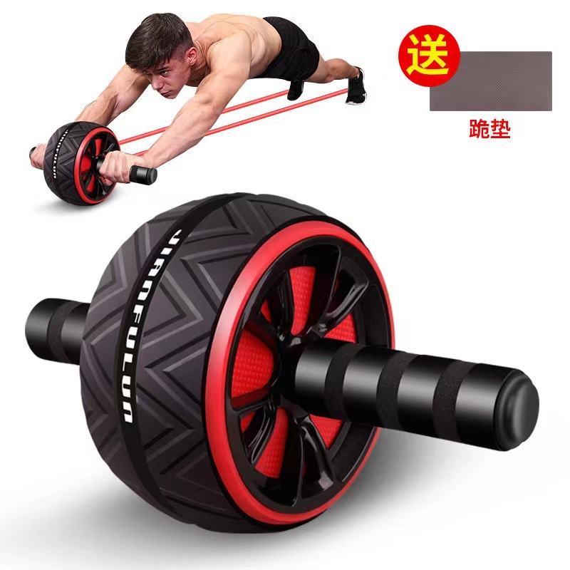 Abdominal wheel Abdominal wheel Roller Abdominal device Fitness equipment Sports men and women Weight loss One piece for cross-border special delivery