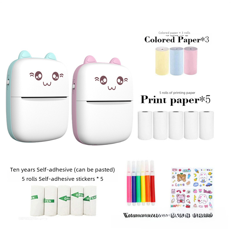 Cross border mini C9 small portable printer for taking photos, searching for questions, thermal printing, student error questions factory