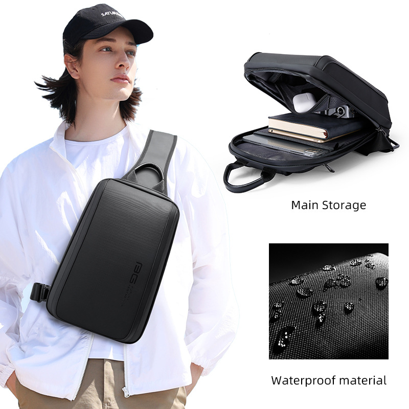 Bange's new chest bag Korean version men's bag crossbody bag men's casual shoulder bag large capacity Sling bag