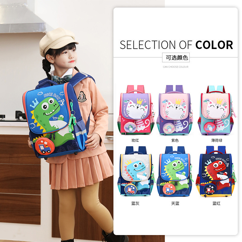 New children's backpack, kindergarten cute backpack, hand-held cartoon fashion backpack, boys' and girls' backpack