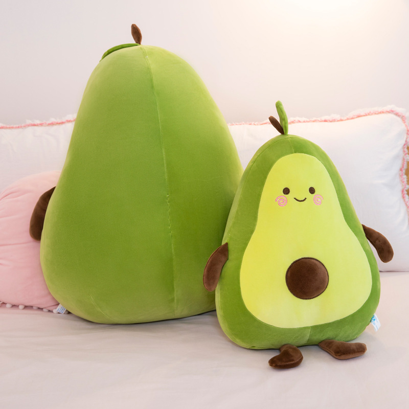 Avocado toy dolls, street stall plush dolls, cute internet celebrity skin-friendly dolls, pillow wholesale