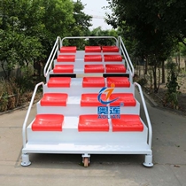 LH-609 Athletic field Mobile endpoint Referee Bench 18 Telescopic End Chronograph Referee Stands