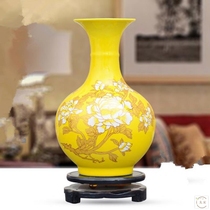 Living Room Furnishing creative Jingdezhen Ceramic vase swinging piece Home Accessories Small Vase TV Cabinet Wine Cabinet Bookcase