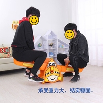  Sensory Integration Equipment Children Stilts Plate Thickening Balance Environmental Protection Indoor Outdoor Nursery School Double Rocking Horse Rocking Chair Shake