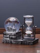 Personality Home Decoration Sand Drain Swing Piece Desk Water Crystal Ball Creative Living Room Room Wine Cabinet Desktop Craft Gift Pendulum small