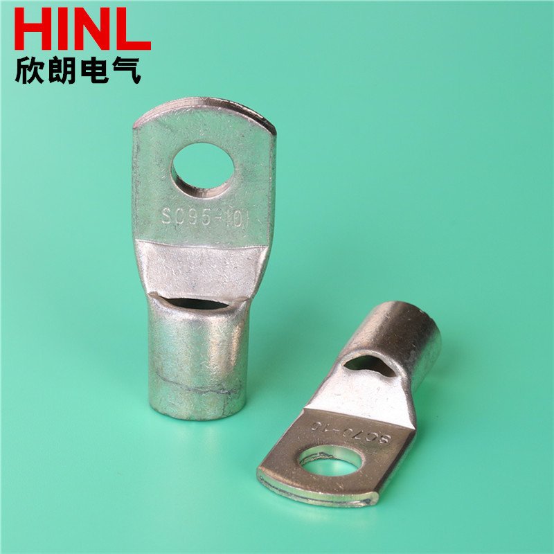 铜线耳SC25-8 窥口铜接线端子端头紫铜镀锡铜鼻子 短鼻子 A级国标