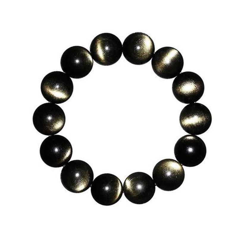 Gold Obsidian Bracelet
