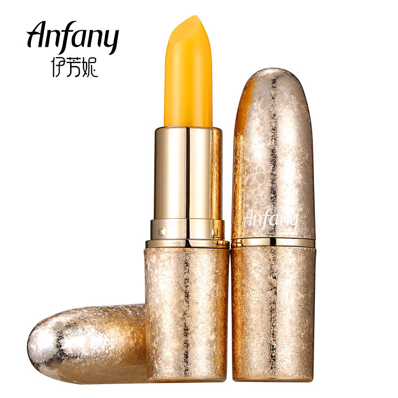 胡萝卜素温变润唇膏女保湿滋润补水防干裂打底唇膏学生平价口红