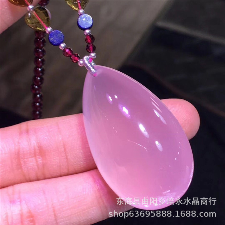 Nature's Art — Raw Rose Quartz Necklace