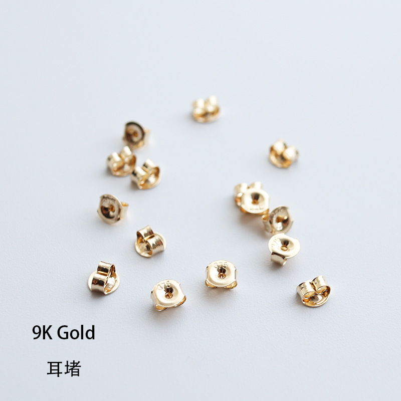9K/14K gold ear plugs, ear walls, earplugs and earrings accessories