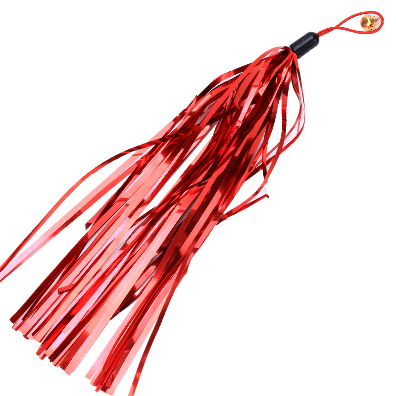 逗猫棒替换头响纸带铃铛发声猫玩具流苏猫咪自嗨玩具钓鱼竿替换头