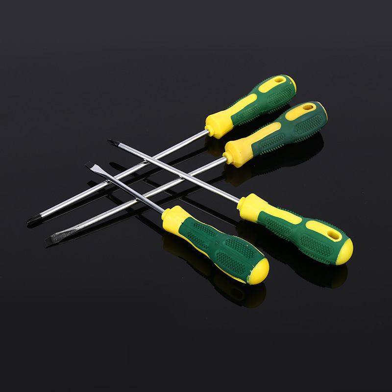 厂家批发络钒钢3寸4寸螺丝刀十字螺丝刀螺丝改锥一字螺丝刀